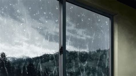 Anime Rain GIF - Anime Rain Raining Outside - Discover & Share GIFs