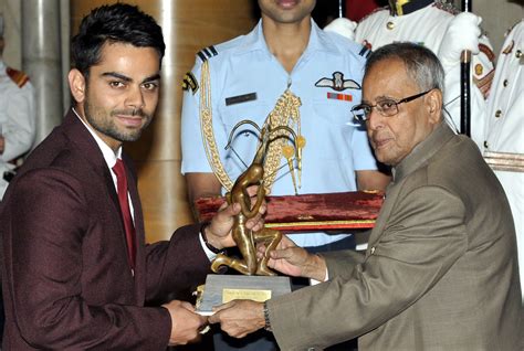 Virat Kohli gets Arjuna Award