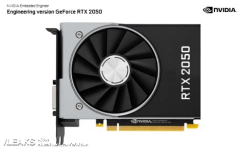 Первые изображения видеокарты Nvidia GeForce RTX 2050 (ОБНОВЛЕНО: фейк)