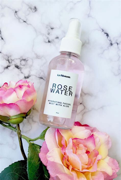 Rose water facial mist for your skincare routine, it's great for ...