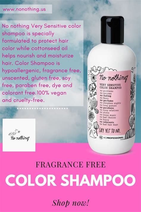 Fragrance Free Hair Color Shampoo