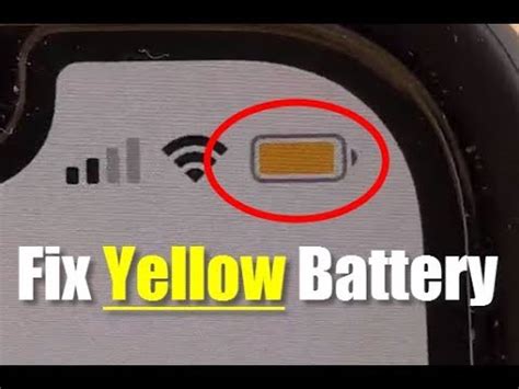 what does yellow battery mean on iphone x - Dorla Reinhardt