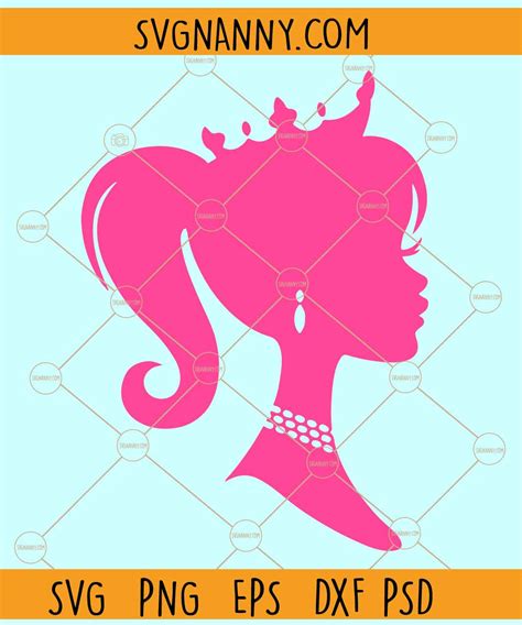 Barbie Silhouette With Crown