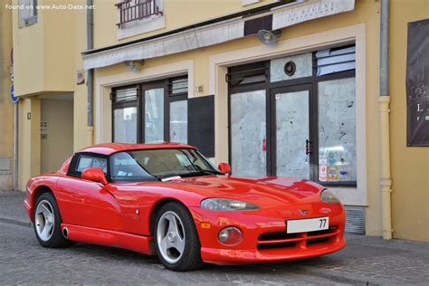 1992 Dodge Viper SR I | Technical Specs, Fuel consumption, Dimensions