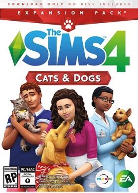 Buy The Sims 4 Cats & Dogs Expansion Pack DLC Cheap Origin Key Global ...