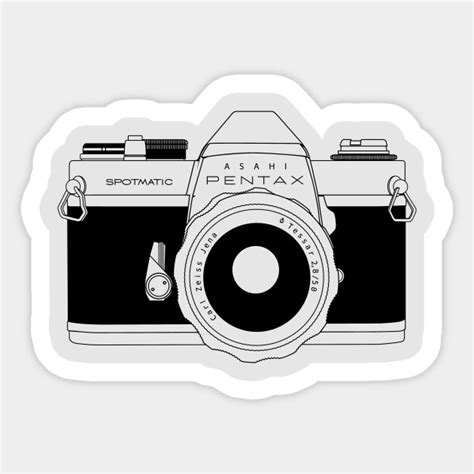 old camera - Old Camera - Sticker | TeePublic