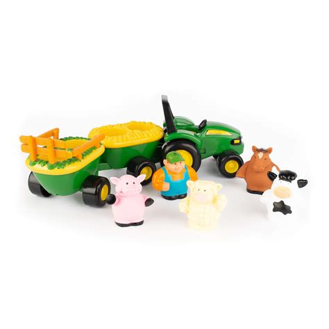 Buy TOMYJohn Deere Toddler Toy Tractor With Farmer Figure and Farm ...