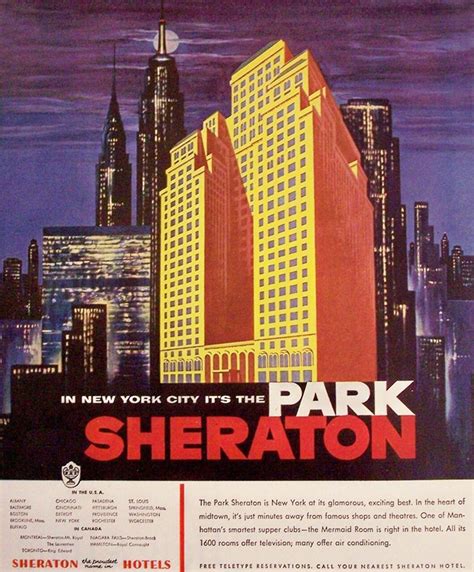 Park Sheraton, New York | The Chicago Design Archive