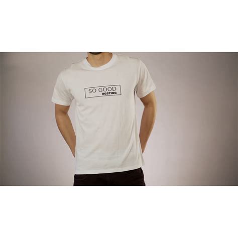 Man White T-Shirt Logo - Animation Showcase