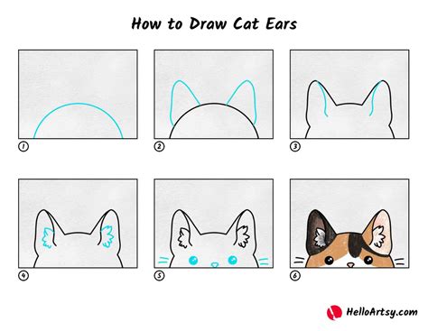 How To Draw Ears Step By Step