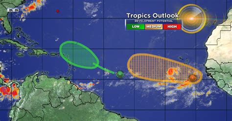 Tracking The Tropics: Watching Two Tropical Waves In The Atlantic - CBS ...