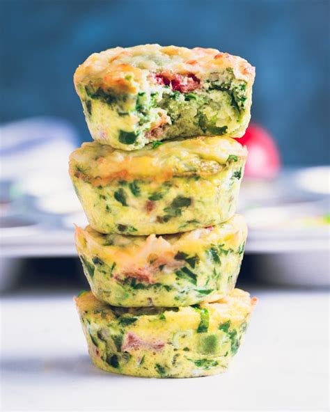 Healthy Breakfast Egg Muffins - One Clever Chef