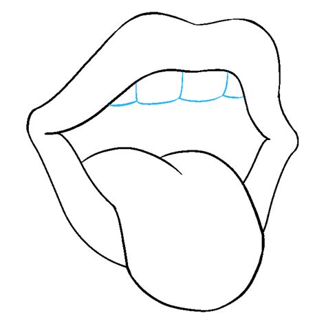 Realistic Lips Drawing | Free download on ClipArtMag