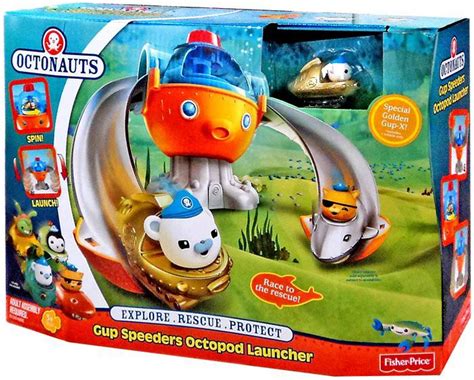 Fisher Price Octonauts Gup Speeders Octopod Launcher Playset - ToyWiz