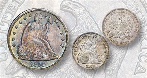 Complete Seated Liberty dollar set in Legend auction