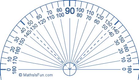 Protractor Definition (Illustrated Mathematics Dictionary)