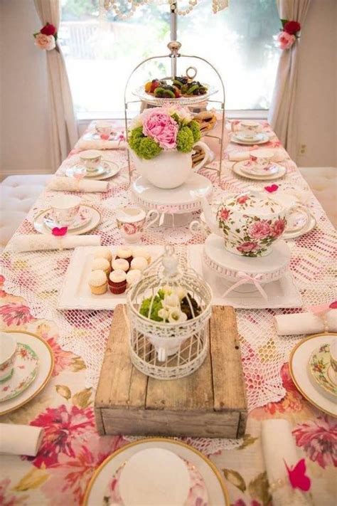 Set your table with an inviting color scheme. | Spring tea party, Tea ...