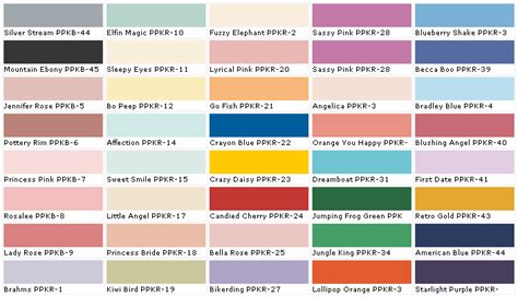 Behr Paint Color Wheel Chart