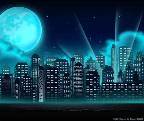 Superhero City Backdrops Superhero Cityscape Backdrop Download ...