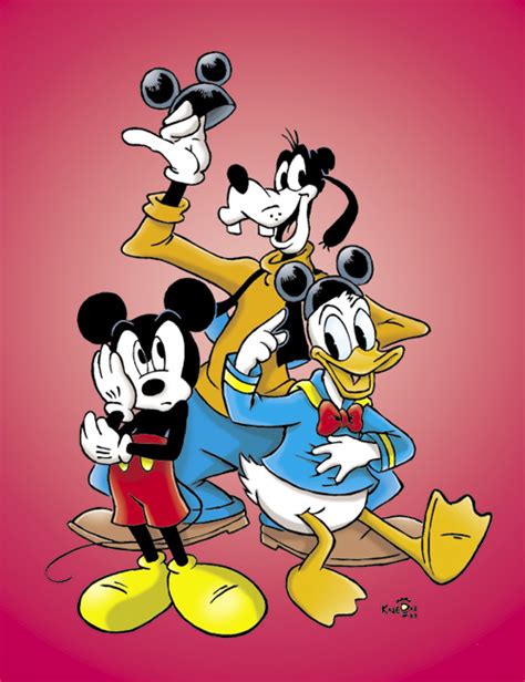 Mickey, Donald and Goofy by KneonT on DeviantArt