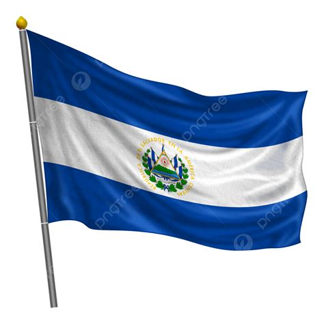 El Salvador Flag Waving Png Vector Psd And Clipart With Transparent ...