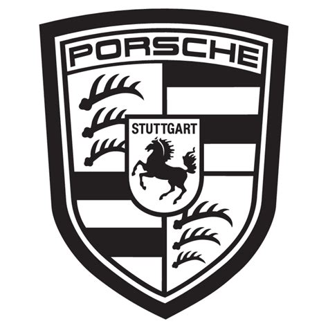 porsche logo vector - Google Search | Logotipos de carros, Placas de ...