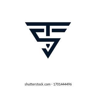 ST letter logo design vector superman shape | St logo, Letter logo ...