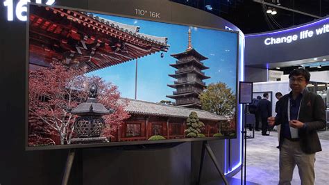 World's First 110-Inch, 16K TV Has Over 132 Million Pixels