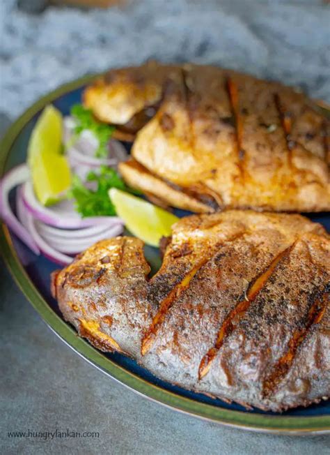 Spicy Pan-Fried Pompano - Hungry Lankan