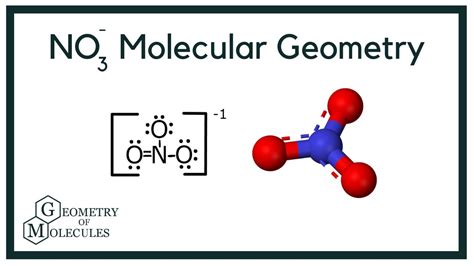 NO3- Molecular Geometry / Shape and Bond Angles (Nitrate Ion) - YouTube