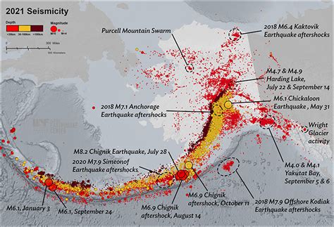 2021 Seismicity Year in Review | Alaska Earthquake Center