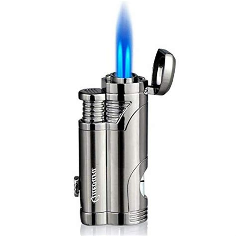 Cigar Torch Butane Lighters Fuel Refillable Lighter