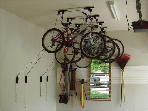 Bicycle Racks For Garage Ceiling | Bicycle garage, Bike storage garage ...