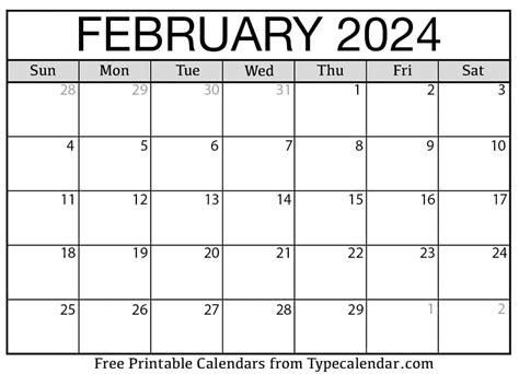 Free Printable Calendar 2024 Monthly February 2 - Aug 2024 Calendar ...