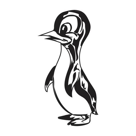 Penguin Vector Silhouette 17566743 Vector Art at Vecteezy