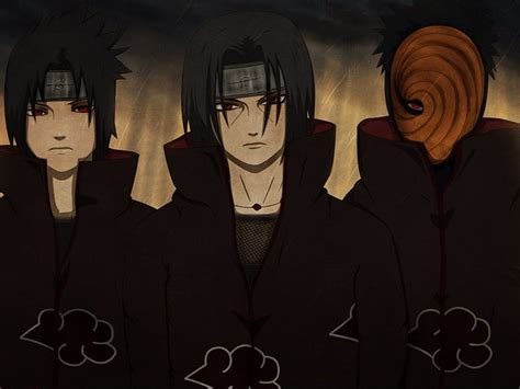 Uchiha Itachi, Uchiha Sasuke, Akatsuki, Tobi, Naruto Shippuuden, Uchiha ...