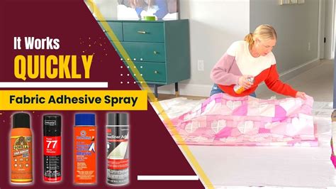 Best Powerful Fabric Adhesive Spray For Strength - YouTube