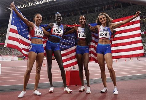 Women send powerful message in Olympic track and field | AP News