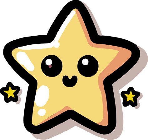 Estrela adesivos png gráfico clipart Projeto 24045586 PNG