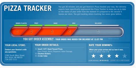 WIG: Domino’s Pizza Tracker