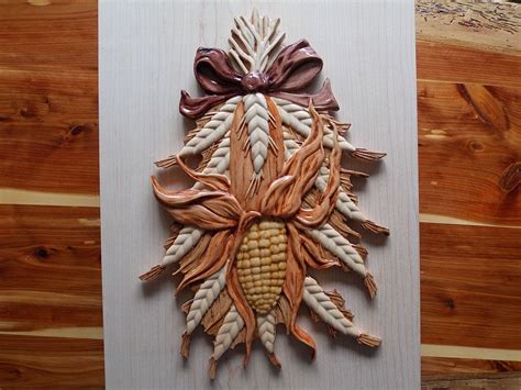 Sweet Corn Wall Applique, Kitchen Corn Decor, Rustic Kitchen Wall Art ...