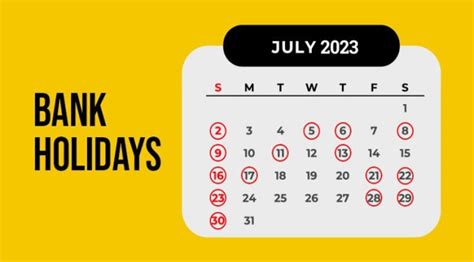 Bank Holidays In July 2023: Banks Will Be Closed For 15 Days Across ...