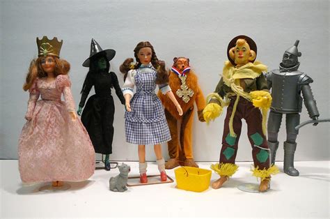 Vintage Toy Wizard of Oz Dolls Set Dorothy Tin by EvelynnsAlcove