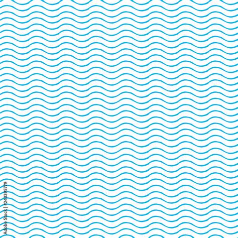 Blue wave pattern. Linear waves background. Vector illustration Stock ...