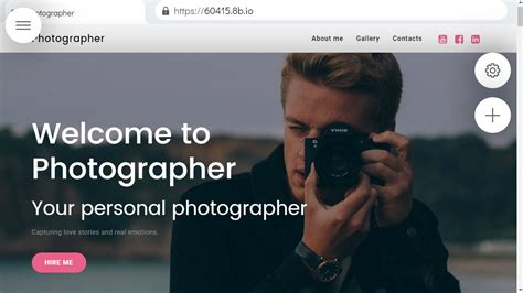 Crafting a Photo Website For Free - Photography Portfolio Template - 2020