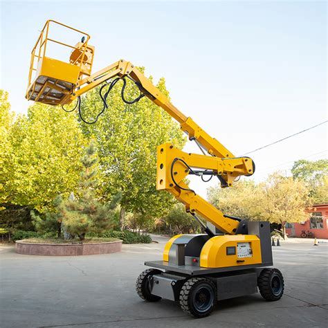 16m Electric Articulating Aerial Self Propelled Boom Lift Platform ...