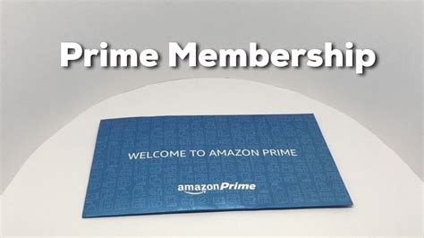 Amazon Prime Membership - YouTube