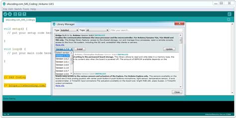 Update Arduino Libraries Using the IDE Library Manager