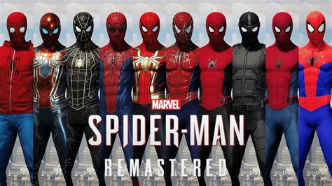 Spider-Man Remastered PS5 - All Movie Suits Free Roam Gameplay 60FPS ...