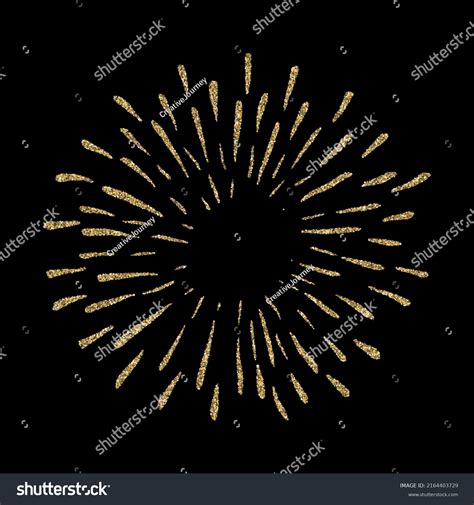 Vector Golden Sun Rays Design Element Stock Vector (Royalty Free ...